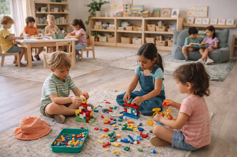 Planning illustré des activités pour enfants sur une semaine